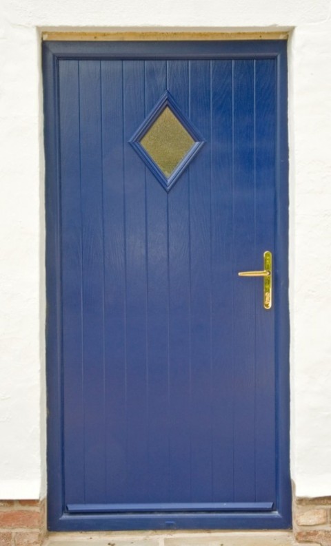 Blue Composite Door