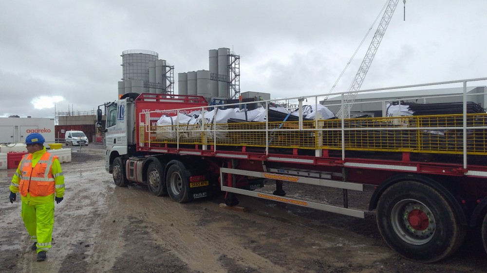 NTC Flatbed Safety Trailer visits Hinkley Point