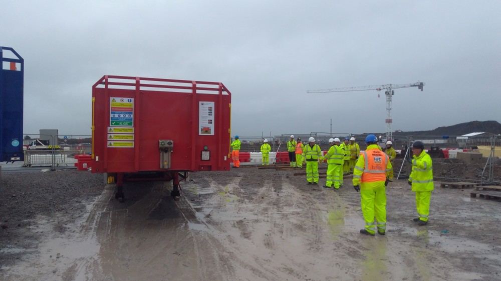 Flatbed Safety System at Hinkley Point