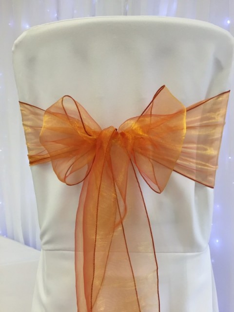 Organza sashes