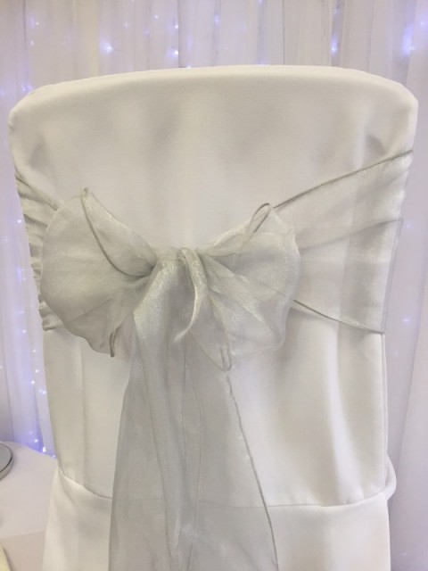 Organza sashes