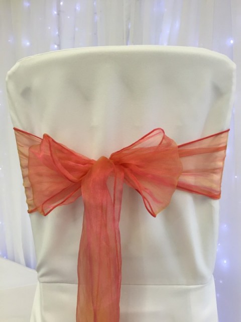Organza sashes