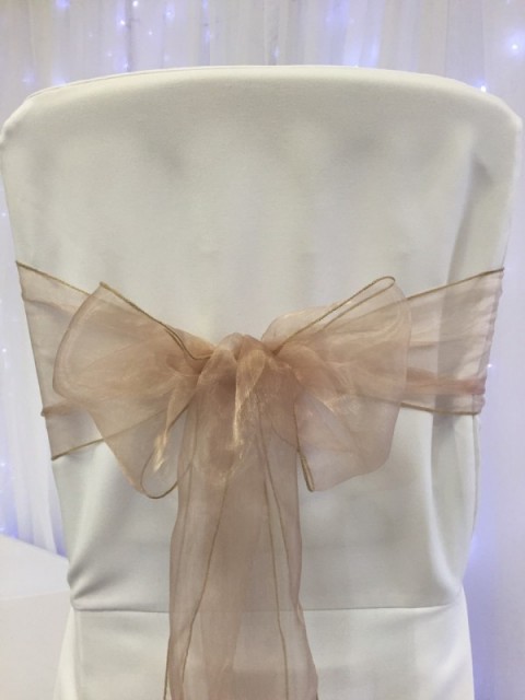 Organza sashes