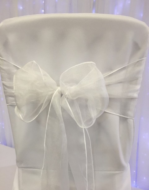 Organza sashes