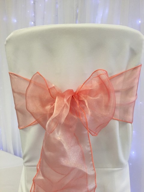 Organza sashes
