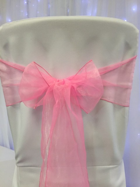 Organza sashes