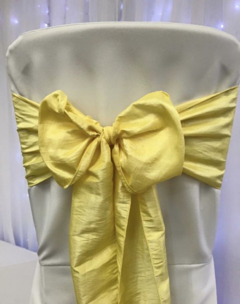 Taffeta sashes