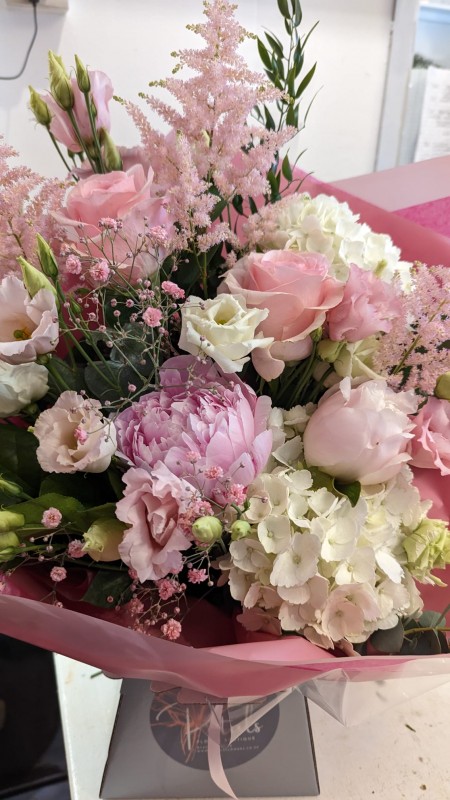 Pretty romantic bouquet