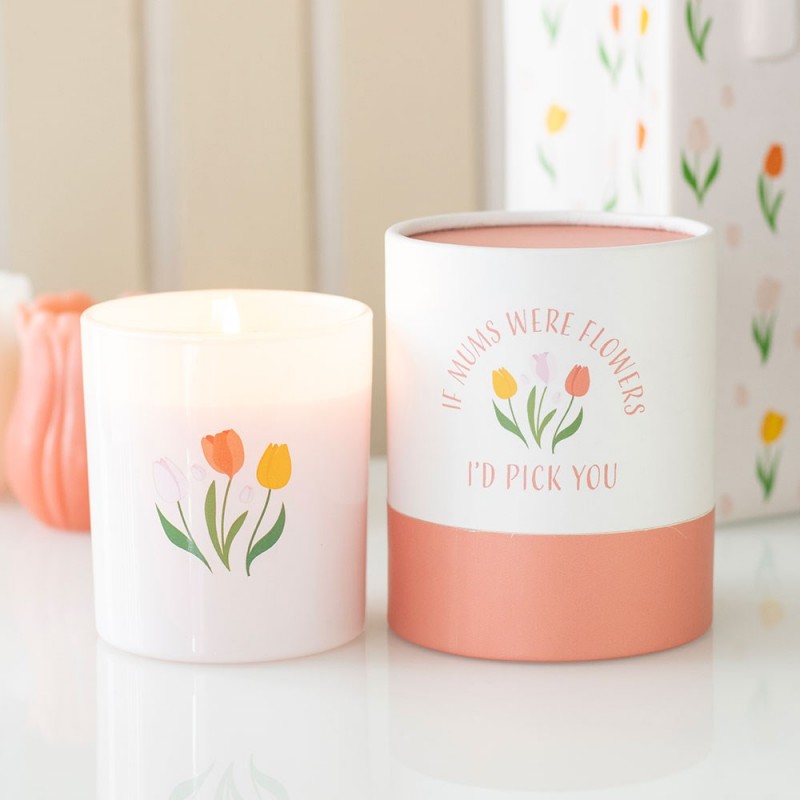 Add-On: Tulip Mother's Day Candle