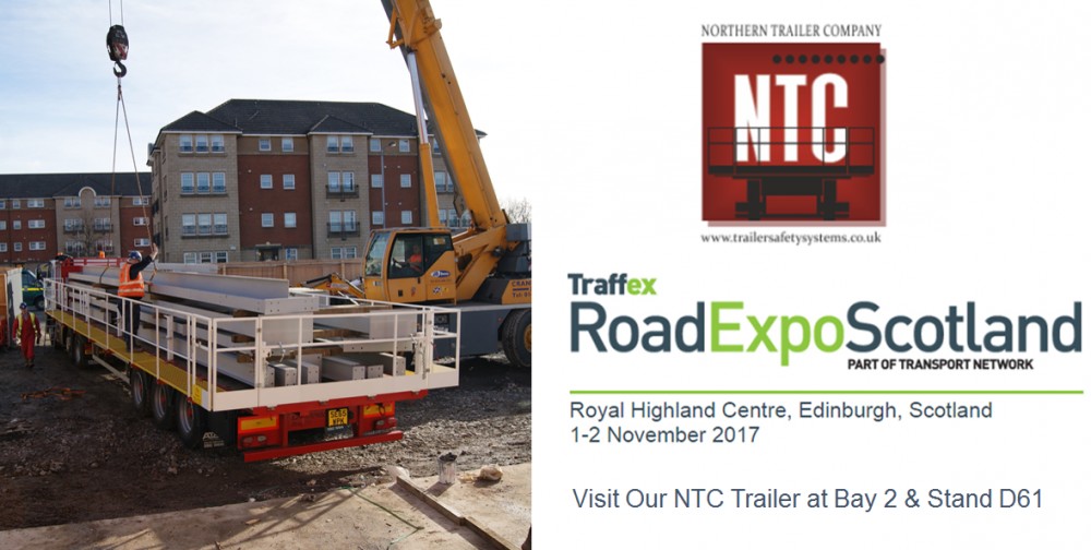 Great News - The Northern Trailer Company Ltd will be exhibiting at this years Road Expo Scotland in Edinburgh on 1st & 2nd November. 